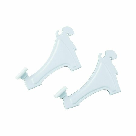 CLOSETMAID Brkt Shoe Shelftrack Wht Epxy 2817-00